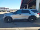 2020 Ford Police Interceptor Utility   Silver vin: 1FM5K8AB2LGD07742