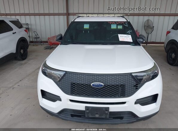 1FM5K8AB3MGA65397 2021 FORD POLICE INTERCEPTOR Белый Вид щитка приборов
