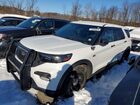 2021 Ford Explorer Police Interceptor White vin: 1FM5K8AB4MGC33967