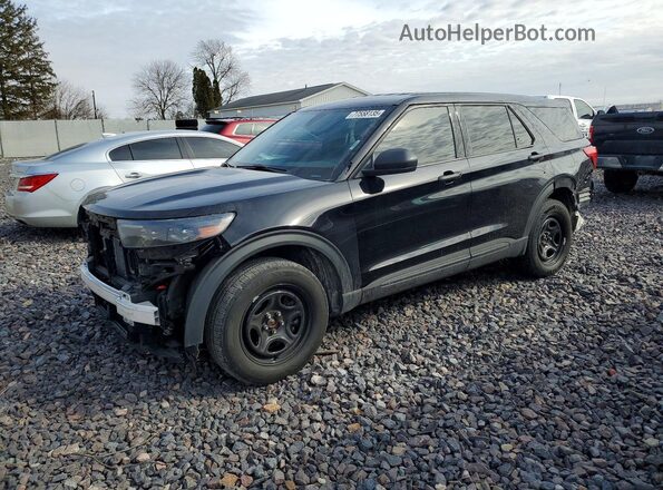 1FM5K8AB5RGA46955 2024 FORD EXPLORER Черный Передняя левая четверть