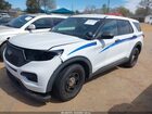 2022 Ford Police Interceptor Utility   Белый vin: 1FM5K8AB7NGA04023