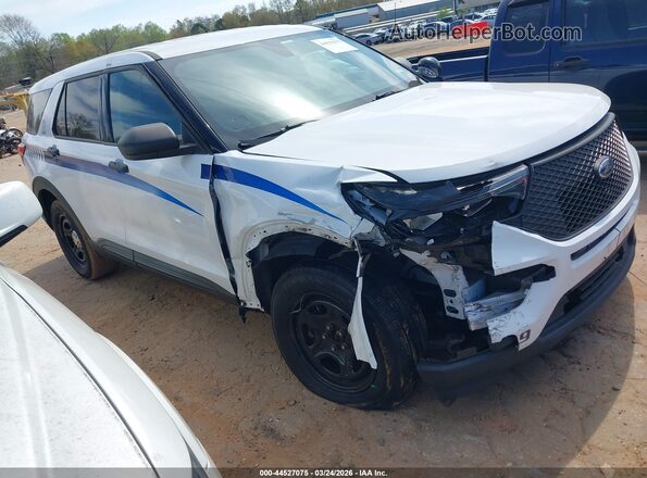 1FM5K8AB7NGA04023 2022 FORD POLICE INTERCEPTOR Белый Передняя правая четверть