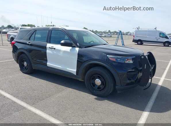 1FM5K8AB8LGC93278 2020 FORD POLICE INTERCEPTOR Черный Передняя правая четверть