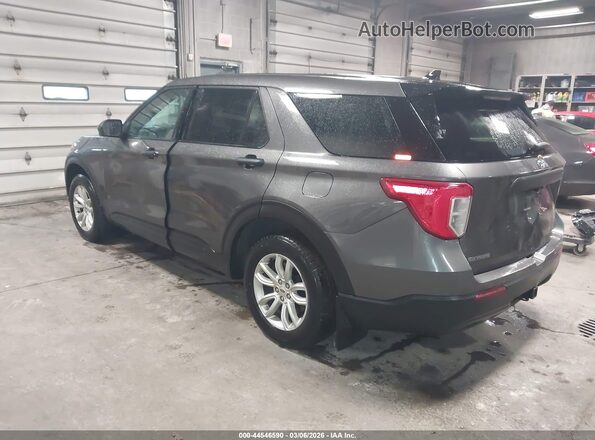 1FM5K8AB9LGC83438 2020 FORD POLICE INTERCEPTOR Gray Trasero izquierdo