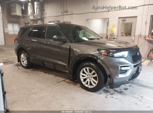 1FM5K8AB9LGC83438 2020 FORD POLICE INTERCEPTOR Gray Delantero derecho