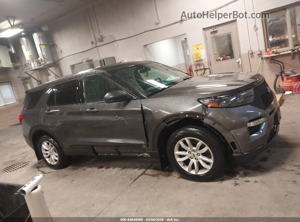 1FM5K8AB9LGC83438 2020 FORD POLICE INTERCEPTOR Gray Vista interior trasera