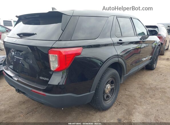 1FM5K8ABXNGA55189 2022 FORD POLICE INTERCEPTOR Черный Задняя правая четверть
