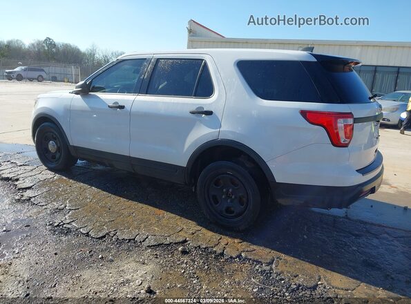 1FM5K8AR2JGA15874 2018 FORD POLICE INTERCEPTOR White Trasero izquierdo