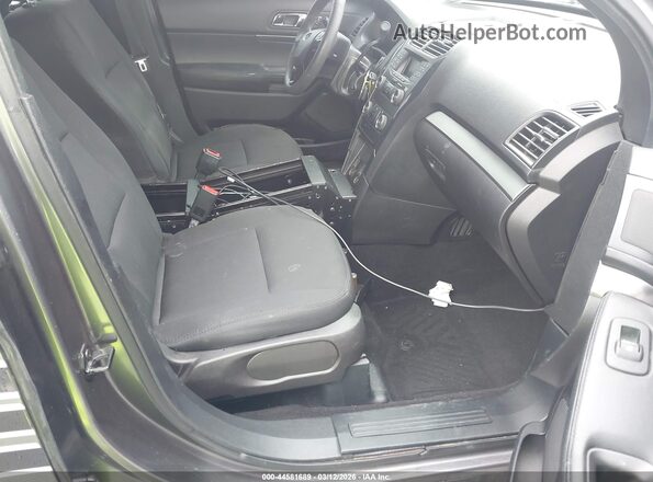 1FM5K8AR3KGA79438 2019 FORD POLICE INTERCEPTOR Серый Вид салона спереди