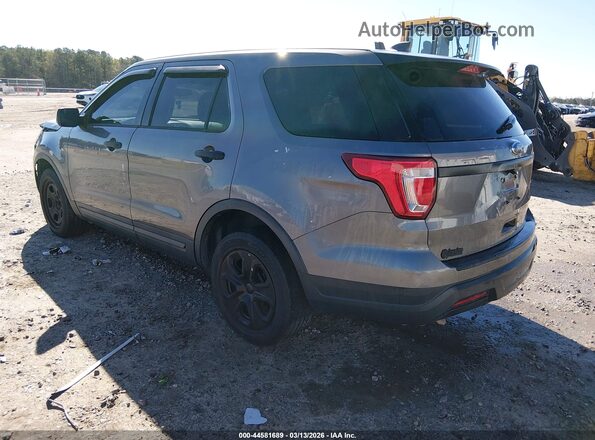 1FM5K8AR3KGA79438 2019 FORD POLICE INTERCEPTOR Серый Задняя левая четверть