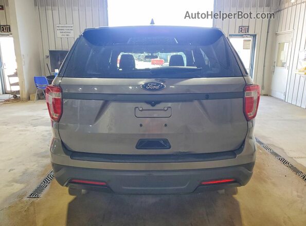 1FM5K8AR3KGA94022 2019 FORD FORD EXPLORER Серый Вид сзади