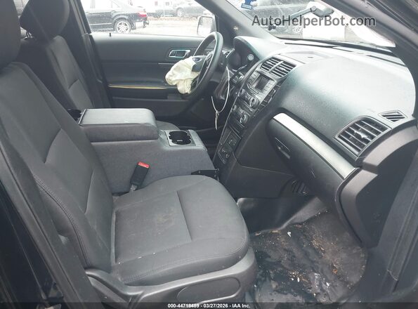1FM5K8AR4GGD32287 2016 FORD UTILITY POLICE INTERCEPTOR Black Սալոնի դիմացի տեսք