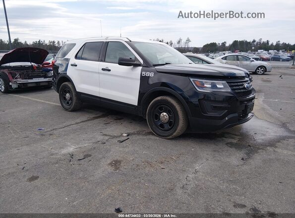 1FM5K8AR6KGA32405 2019 FORD POLICE INTERCEPTOR Черный Передняя правая четверть