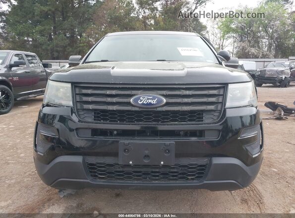 1FM5K8AR7HGA24662 2017 FORD UTILITY POLICE INTERCEPTOR Черный Вид задней части салона