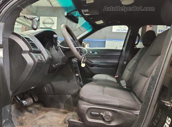 1FM5K8AR7HGA44717 2017 FORD FORD EXPLORER Black Вид салону спереду