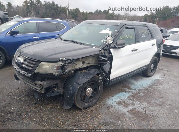 1FM5K8AR8GGA08386 2016 FORD UTILITY POLICE INTERCEPTOR Black Vista tres cuartos delantera izquierda