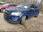 2016 Ford Utility Police Interceptor   Синий vin: 1FM5K8ARXGGD16868