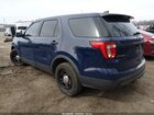 2016 Ford Utility Police Interceptor   Синий vin: 1FM5K8ARXGGD16868