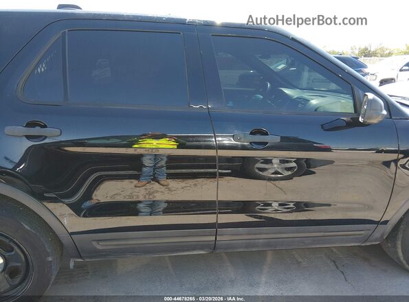 1FM5K8AT1HGE30660 2017 FORD UTILITY POLICE INTERCEPTOR Black Вид задньої частини салону