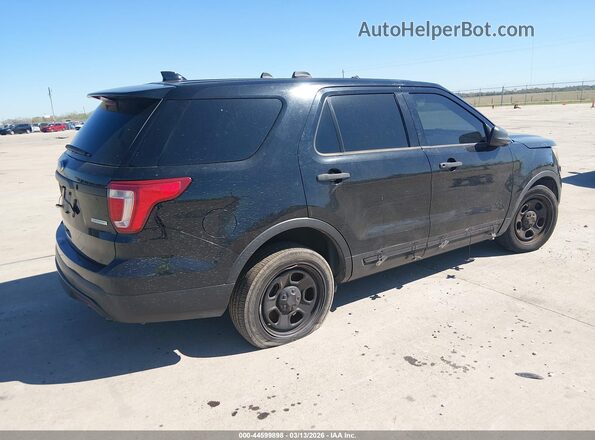 1FM5K8AT3HGE01631 2017 FORD UTILITY POLICE INTERCEPTOR Черный Задняя правая четверть