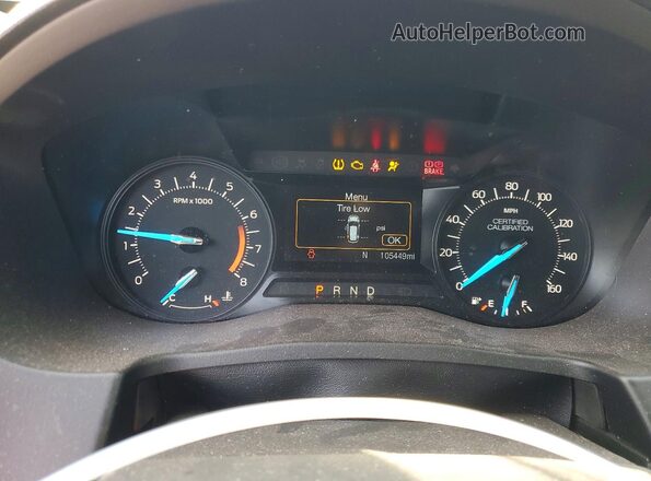 1FM5K8AT3KGA65132 2019 FORD FORD EXPLORER Синий Вид щитка приборов