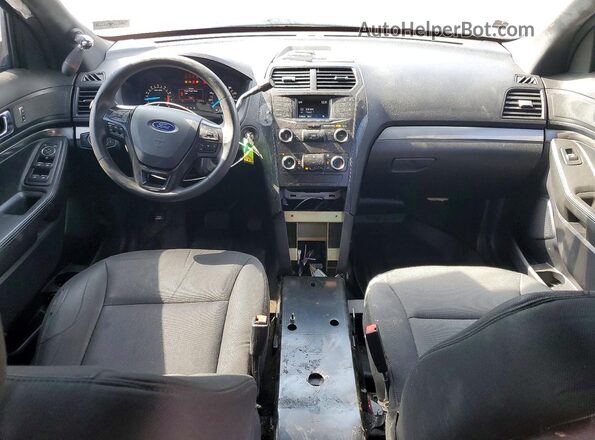 1FM5K8AT3KGA65132 2019 FORD FORD EXPLORER Синий Вид панели приборов