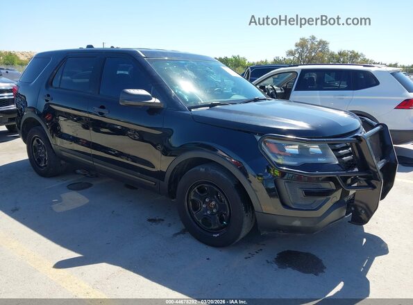 1FM5K8AT5HGE01601 2017 FORD UTILITY POLICE INTERCEPTOR Черный Передняя правая четверть