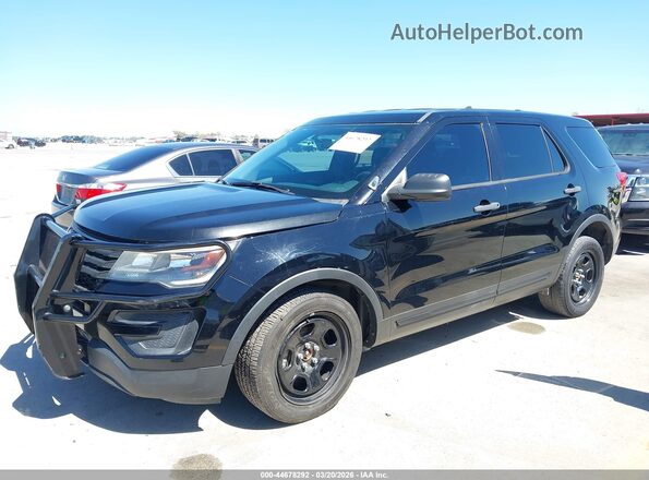 1FM5K8AT5HGE01601 2017 FORD UTILITY POLICE INTERCEPTOR Черный Вид спереди