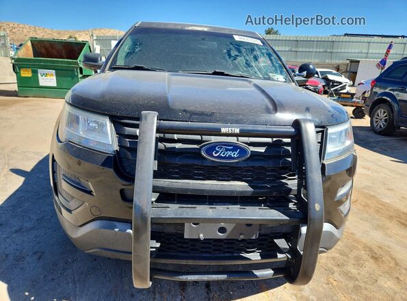1FM5K8AT7HGA89510 2017 FORD FORD EXPLORER Черный Вид спереди