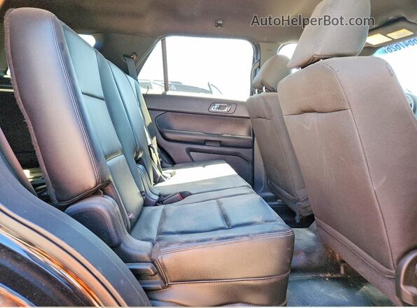 1FM5K8AT7HGA89510 2017 FORD FORD EXPLORER Черный Вид задней части салона