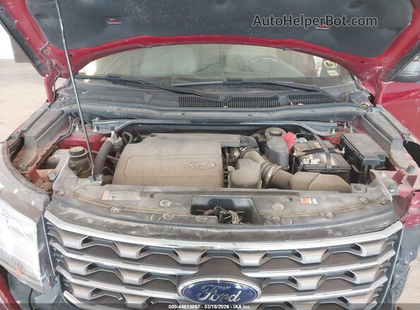 1FM5K8B82HGA54755 2017 FORD FORD EXPLORER Красный Вид сзади