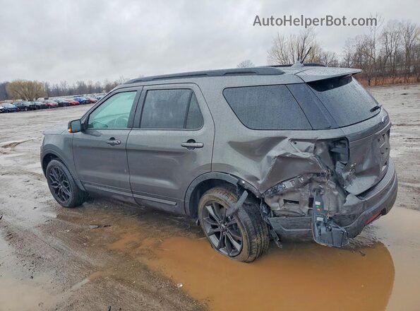 1FM5K8D81JGA65295 2018 FORD FORD EXPLORER Серый Задняя левая четверть