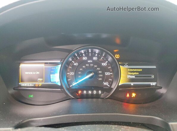 1FM5K8D81JGA65295 2018 FORD FORD EXPLORER Серый Вид щитка приборов