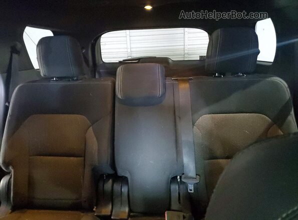 1FM5K8D82JGA31172 2018 FORD FORD EXPLORER Gray Widok tylnych siedzeń