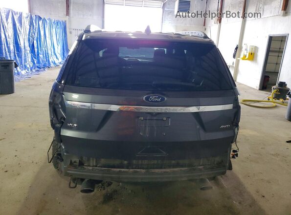 1FM5K8D82JGA31172 2018 FORD FORD EXPLORER Gray Widok z tyłu
