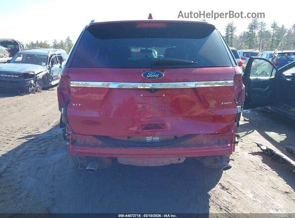 1FM5K8D83HGC30564 2017 FORD FORD EXPLORER Красный Вид спереди