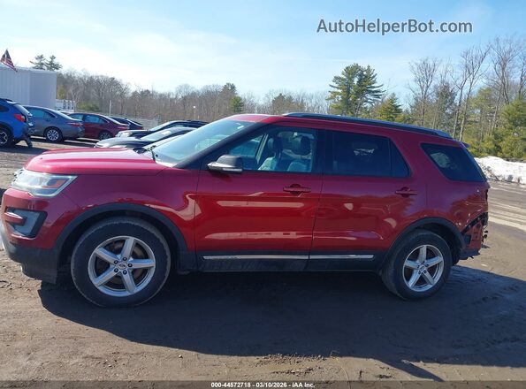 1FM5K8D83HGC30564 2017 FORD FORD EXPLORER Красный 