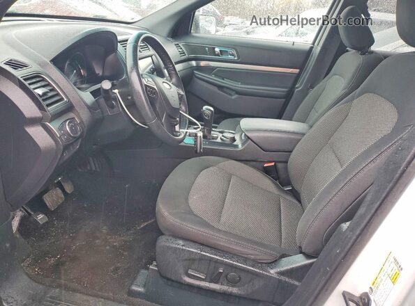 1FM5K8D83KGB46641 2019 FORD FORD EXPLORER White Widok wnętrza z przodu