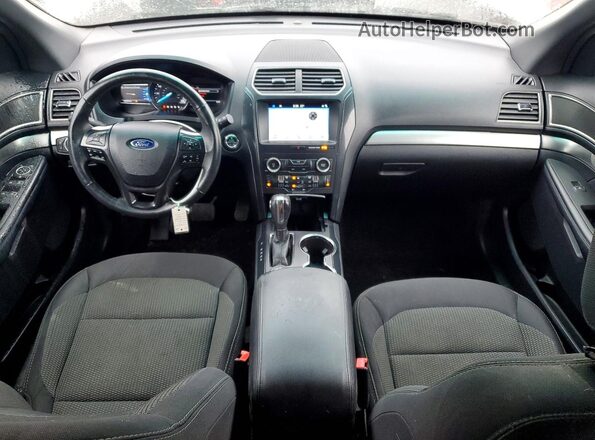 1FM5K8D83KGB46641 2019 FORD FORD EXPLORER White Widok deski rozdzielczej