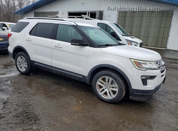 1FM5K8D83KGB46641 2019 FORD FORD EXPLORER White Przód prawy
