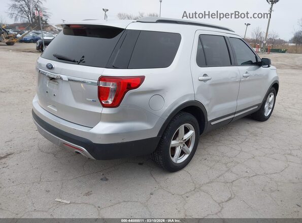 1FM5K8D84GGC31348 2016 FORD FORD EXPLORER Серебряный Задняя правая четверть