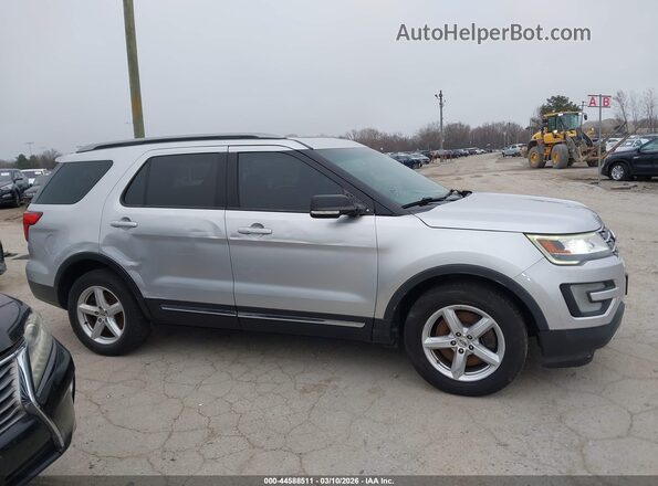 1FM5K8D84GGC31348 2016 FORD FORD EXPLORER Серебряный Вид задней части салона