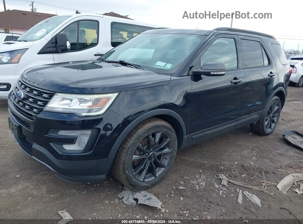 1FM5K8D84HGC50922 2017 FORD FORD EXPLORER Черный Передняя левая четверть