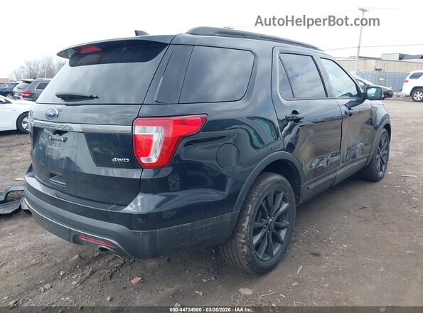 1FM5K8D84HGC50922 2017 FORD FORD EXPLORER Черный Задняя правая четверть