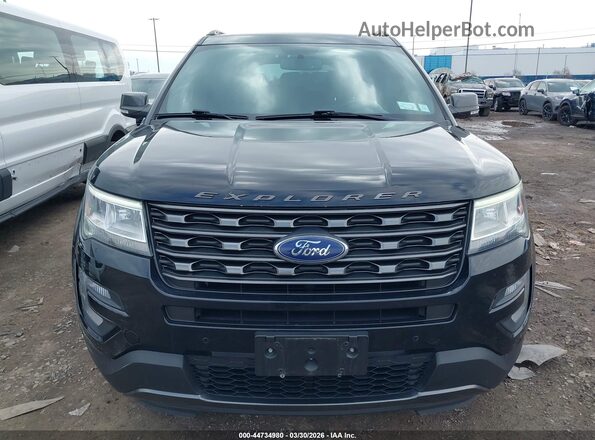 1FM5K8D84HGC50922 2017 FORD FORD EXPLORER Черный Вид щитка приборов