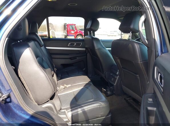 1FM5K8D84HGD33492 2017 FORD FORD EXPLORER Blue Vista de la etiqueta del VIN