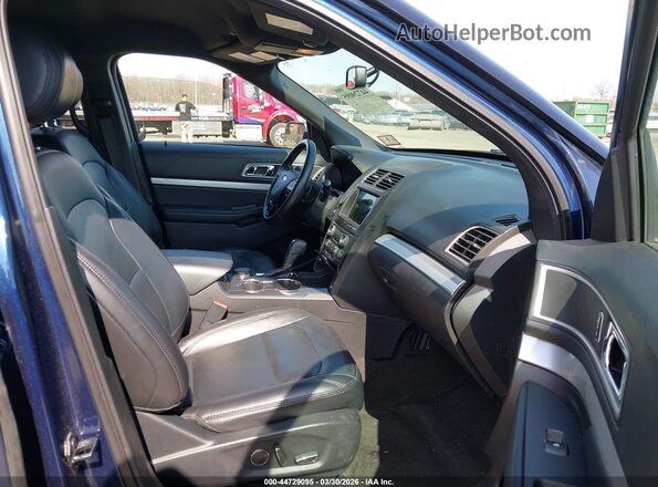 1FM5K8D84HGD33492 2017 FORD FORD EXPLORER Blue Vista interior delantera