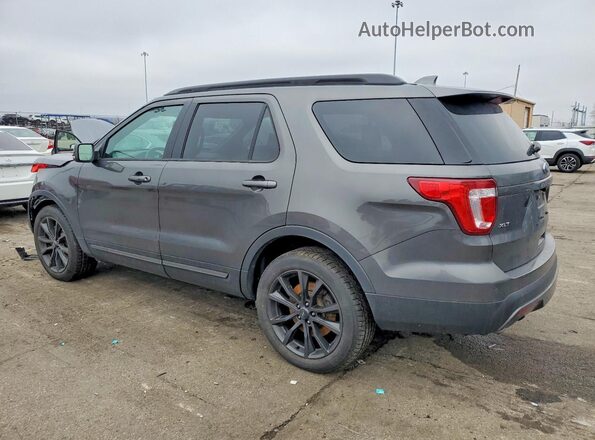 1FM5K8D85HGC19775 2017 FORD FORD EXPLORER Серый Задняя левая четверть