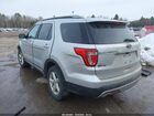 2017 Ford Explorer Xlt Silver vin: 1FM5K8D86HGA52407