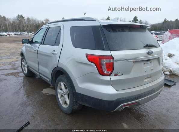 1FM5K8D86HGA52407 2017 FORD FORD EXPLORER Silver Tył lewy